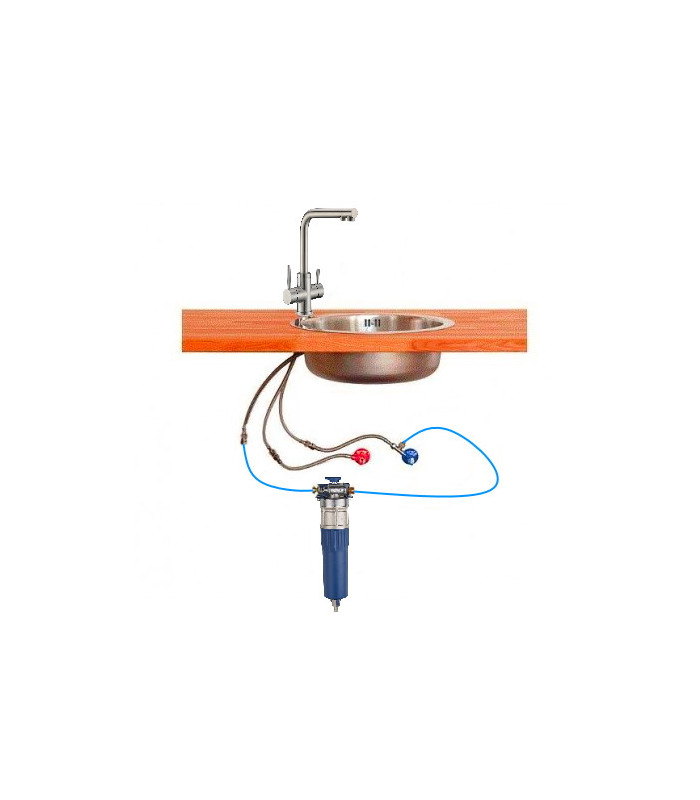 Grifo de 3 vías para osmosis inversa - Hidroquivir