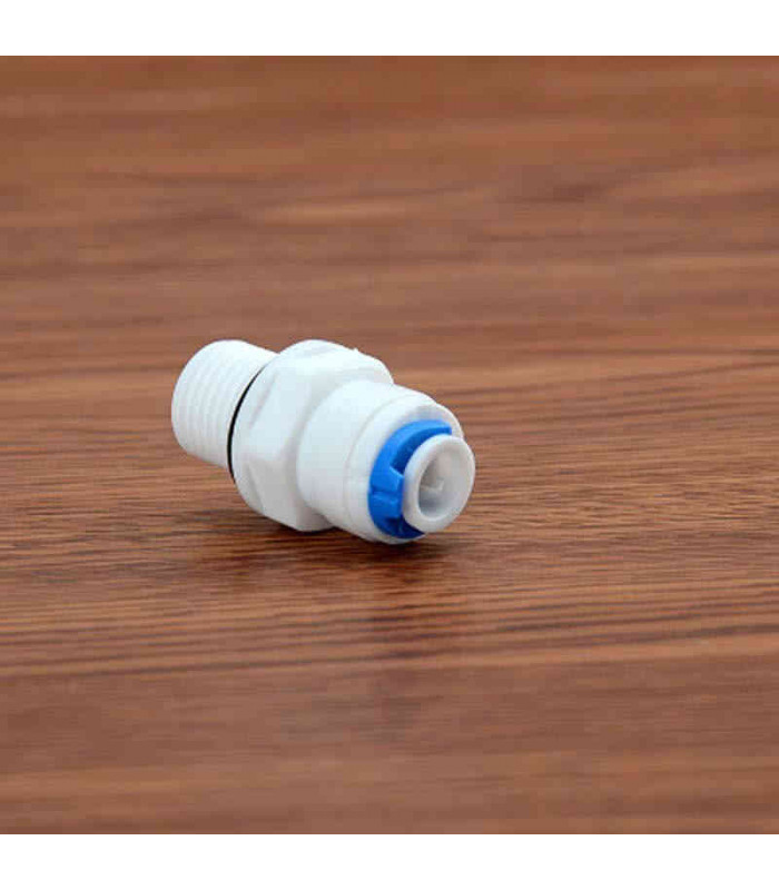 Raccordo innesto rapido acqua 90° per tubo 10 mm osmosi depuratori