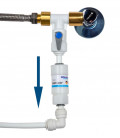 Dinamizzatore d'acqua a vortice per depuratori e sistemi a osmosi