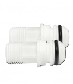 1/2 connectors (15-21) for modular filter