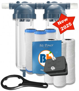 Pack anti calcaire magnétique Mi Power avec filtre à eau