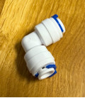 Coude 1/4 pour tuyaux 6mm purificateurs et osmoseurs