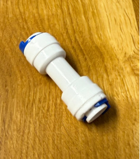 Push-Fit-Verbindung gerade Rohr 6 mm auf 6,5 mm