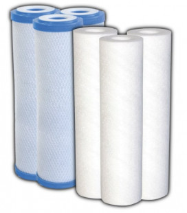 Pacchetto filtro a carbone + filtro per i sedimenti