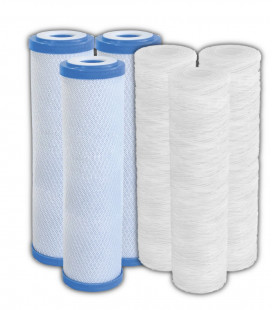 Pacchetto filtro a carbone + filtro per i sedimenti