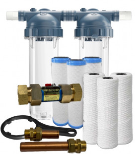 Adoucisseur sans sel Suprion JS-75e22 + filtre eau | Grande maison