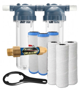 Pack adoucisseur sans sel Suprion JS-75e22 + filtration + purificateur – solution complète grande maison