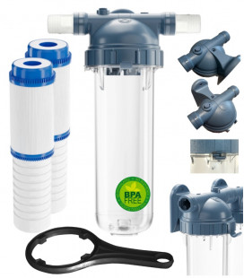 Filtre à eau compact 2 étapes – cuve unique