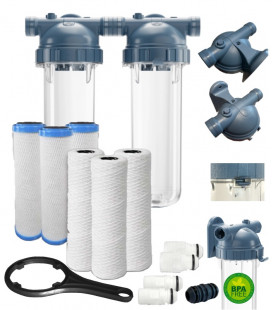 Modular water filter holder