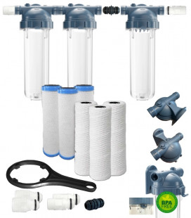 Modulare Wasserfilterhalterung