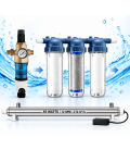 ack filtración de alto caudal para agua de lluvia, perforación, pozo y manantial con esterilizador UV 55 W