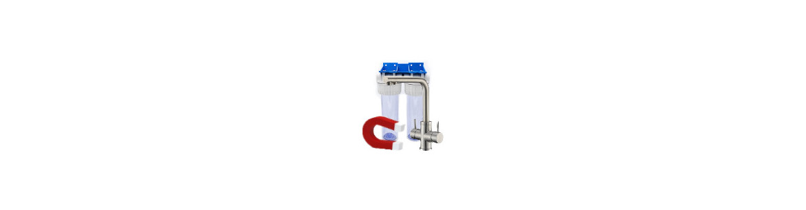 Economic water softener + purifier pack