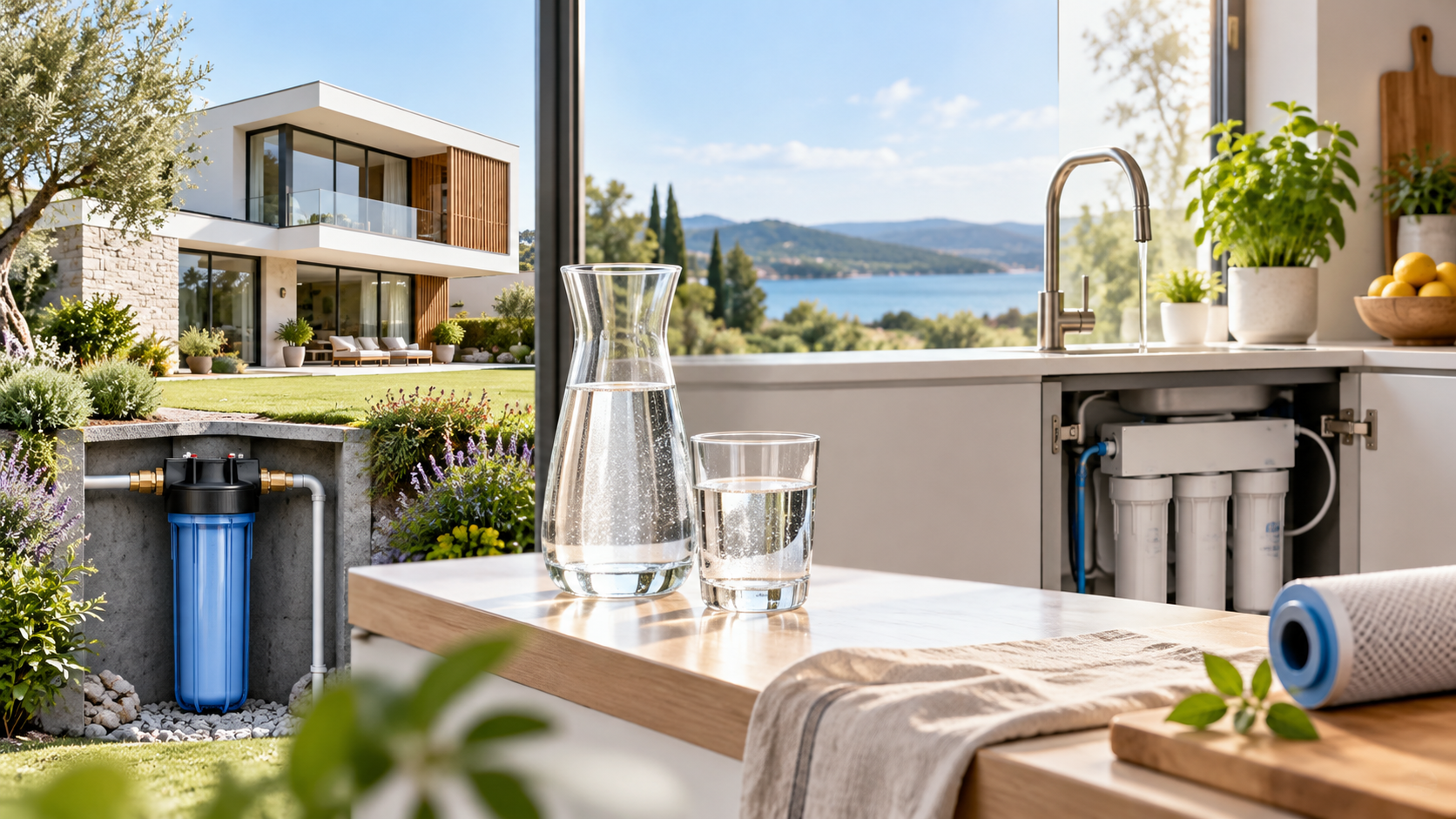 Différentes solutions de filtration et de purification de l’eau dans la maison