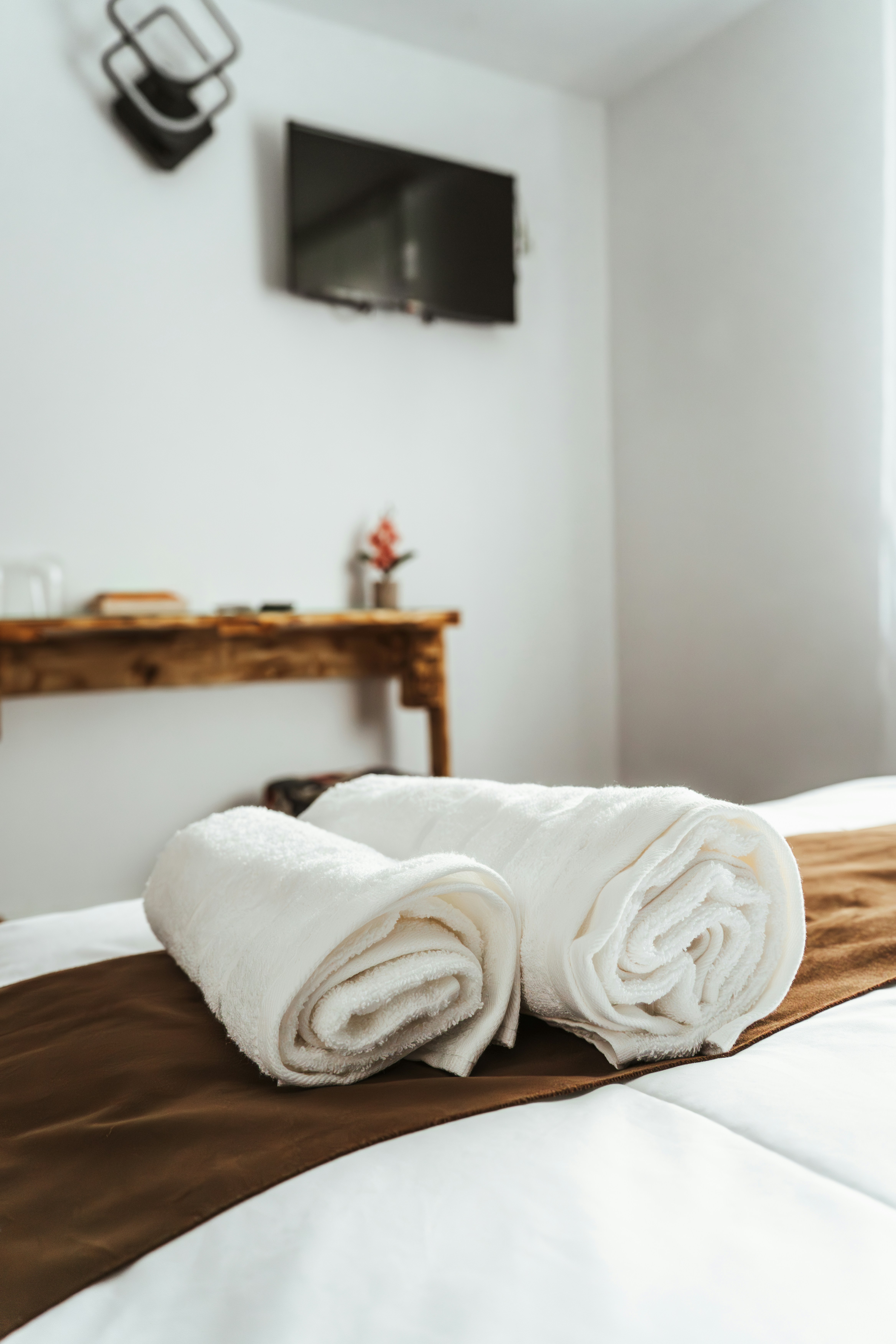 Linge propre et serviettes : illustration du confort d'usage après traitement de l'eau